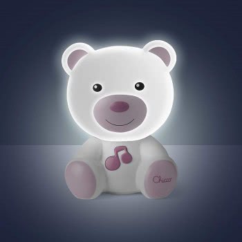 Chicco Dreamlight Projector Φωτάκι Νυκτός Αρκουδάκι Με Μελωδία Ανοιχτό Ροζ Y01-09830-10 8058664111381