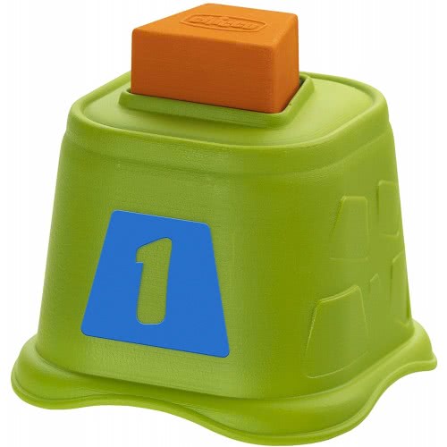 Chicco Stacking Cubes Πυραμίδα Με Κυβάκια 2 Σε 1 Y02-09373-00 8058664089741