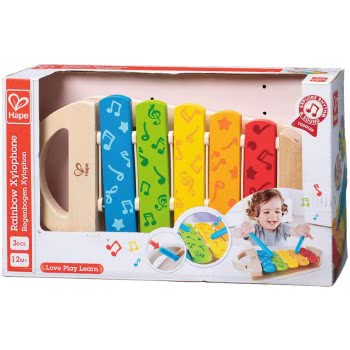 Hape Rainbow Early Melodies Ξύλινο Ξυλόφωνο E0606 6943478025226
