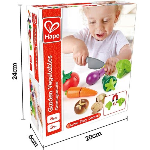 Hape Ξυλινα Λαχανικά Garden Vegetables E3161 6943478025370