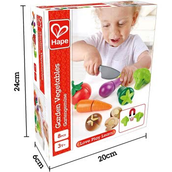 Hape Ξυλινα Λαχανικά Garden Vegetables E3161 6943478025370