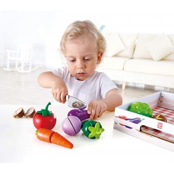 Hape Wooden Garden Vegetables E3161 6943478025370