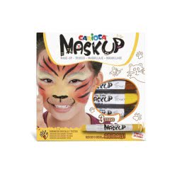 CARIOCA Mask Up Animals 3 Μαρκαδόροι Προσώπου 43048 8003511430481