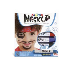 CARIOCA Mask Up Carnival 3 Μαρκαδόροι Προσώπου 43050 8003511430504