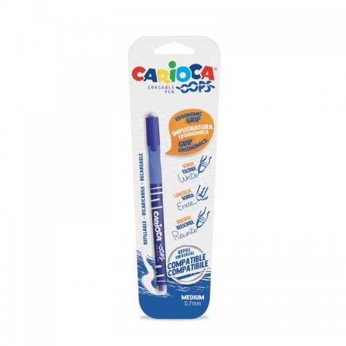 CARIOCA Oops Erasable Pen Blue 43036/02 8003511420369