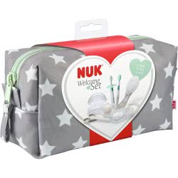 My First Nuk Welcome Set Βρεφικό Σετ Σε Τσαντάκι Με Genius Πιπίλα Σιλικόνης 0-6M, 10256412 4008600237006
