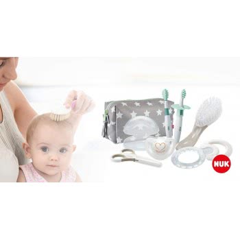 My First Nuk Welcome Set Βρεφικό Σετ Σε Τσαντάκι Με Genius Πιπίλα Σιλικόνης 0-6M, 10256412 4008600237006
