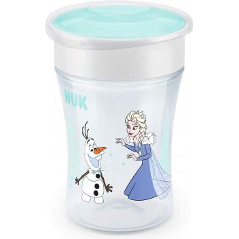 NUK Disney Frozen Magic Cup 230Ml Με Χείλος Και Καπάκι - Έλσα 10255482 4008600352907