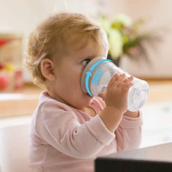 NUK Disney Frozen Magic Cup 230Ml Με Χείλος Και Καπάκι - Έλσα 10255482 4008600352907