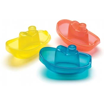 NUK Bright Baby Boats Χρωματιστά Καραβάκια Σετ Των 3 0183454 9321104834546