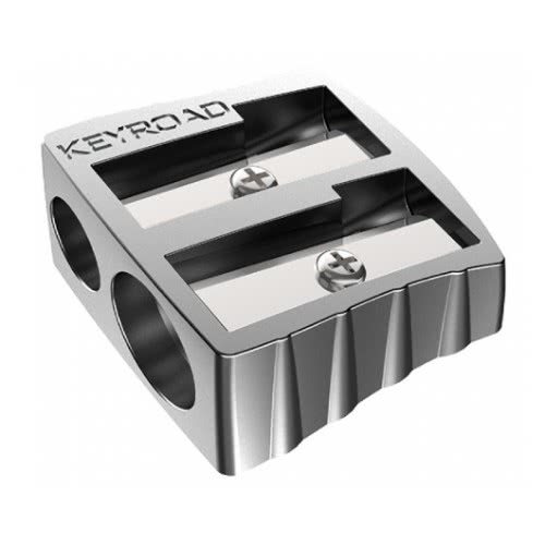 Keyroad Ξύστρα Διπλή Μεταλλική KR-971684 6954884598150