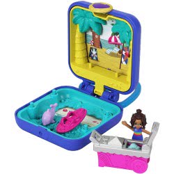 Mattel Polly Pocket Mini Σετάκια Μπρελόκ - Τροπική Παραλία GKJ39 / GKJ44 887961828399