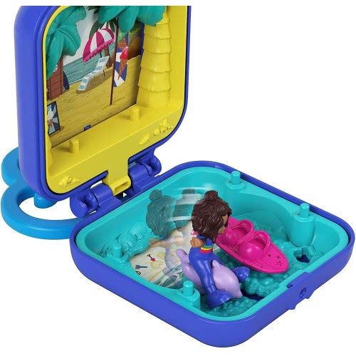 Mattel Polly Pocket Mini Σετάκια Μπρελόκ - Τροπική Παραλία GKJ39 / GKJ44 887961828399