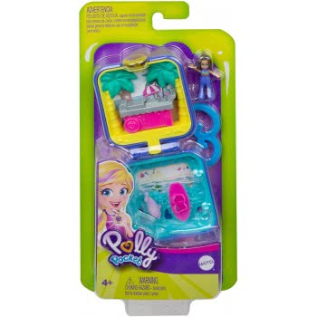 Mattel Polly Pocket Mini Σετάκια Μπρελόκ - Τροπική Παραλία GKJ39 / GKJ44 887961828399