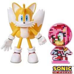 JAKKS PACIFIC Sonic The Hedgehog Figure Tails 10 Cm With Accessory JPA40052 192995400528