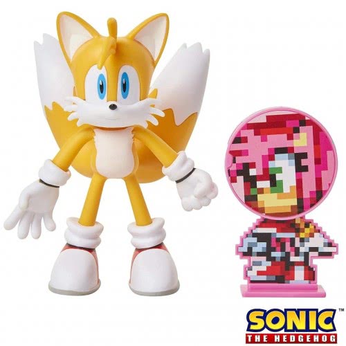 JAKKS PACIFIC Sonic The Hedgehog Φιγούρα Tails 10 Εκ. Με Αξεσουάρ JPA40052 192995400528