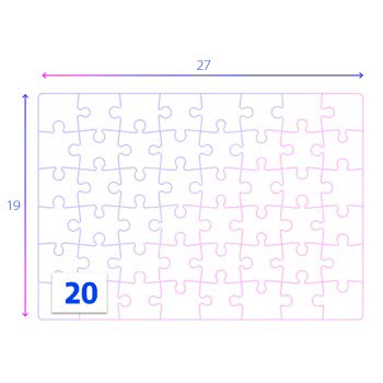 Clementoni Kids Puzzle Super Color Baby Shark 2X20 Pcs 1200-24777 8005125247776