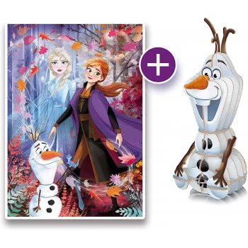 Clementoni Παιδικό Παζλ 3D Frozen 104 Τμχ 1211-20170 8005125201709