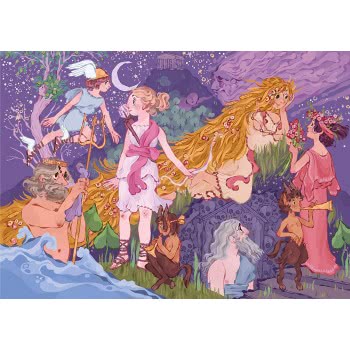 Clementoni Kids Puzzle Super Color Gods Of Olympus 2X60 Pcs 1200-21612 8005125216123