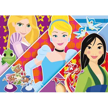 Clementoni Kids Puzzle Super Color Princess 2X20 Pcs 1200-24766 8005125247660
