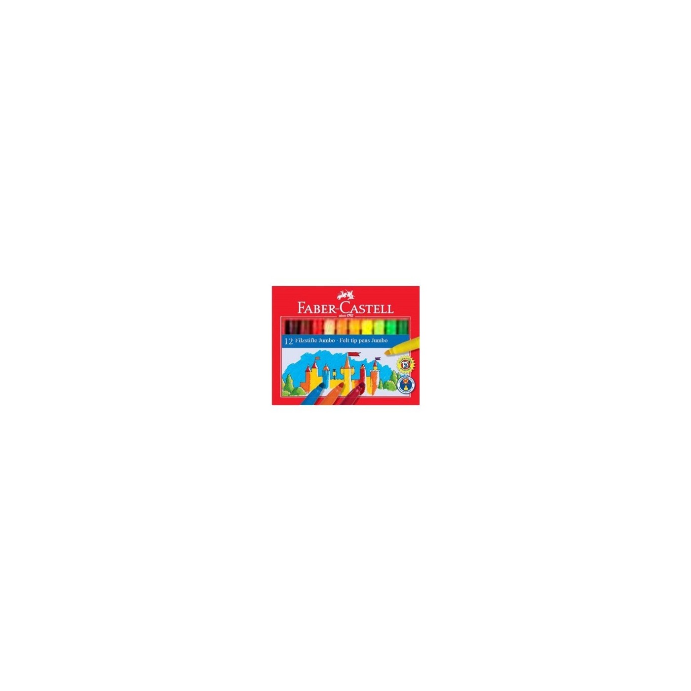 Faber-Castell Μαρκαδόροι Fibre-Tipe Pen Jumbo 12