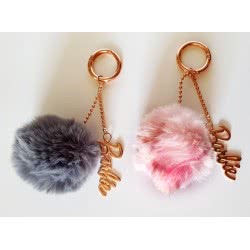 GIM Barbie Keyring With Pom Pom 571-10511 5204549124271