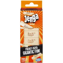 Hasbro Mini Jenga Pocket Size Gigantic Fun Επιτραπέζιο Τσέπης C0693 5010993426881