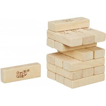 Hasbro Mini Jenga Pocket Size Gigantic Fun Επιτραπέζιο Τσέπης C0693 5010993426881