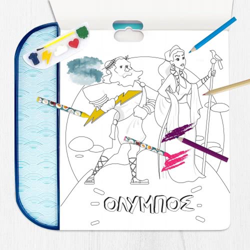 As company Giga Block Drawing Set Mythology The Twelve Gods Of Olympus 6 In 1 For Ages 3+ 1023-62728 5203068627287
