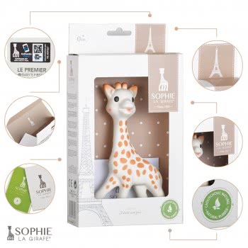 Sophie La Giraffe Original Baby Teething Toy, 1 Piece S616400 3056566164004