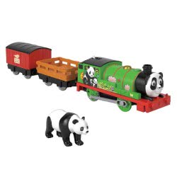Mattel Thomas The Train Μηχανοκίνητα Τρενάκια Σαφάρι Percy Panda Engine GLK69 / GLK71 887961962239