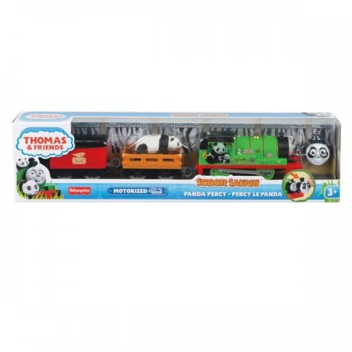 Mattel Thomas The Train Μηχανοκίνητα Τρενάκια Σαφάρι Percy Panda Engine GLK69 / GLK71 887961962239