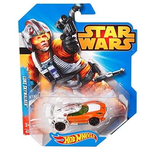 Mattel Star Wars Hot Wheels Character Car, Luke Skywalker CGW35 / CGW38 887961129878