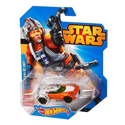 Mattel Star Wars Hot Wheels Character Car, Luke Skywalker CGW35 / CGW38 887961129878