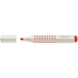 Faber-Castell Μαρκαδόρος Ασπροπίνακα Grip Κόκκινος 158321 4005401583219