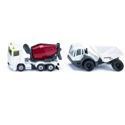 siku Construction Site Set, Dumper And Concrete Mixer 1692 4006874016921