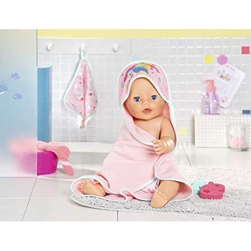MGA Entertainment Baby Born Bath Σετ Πετσέτα - Μπουρνούζι ZF827444 4001167827444