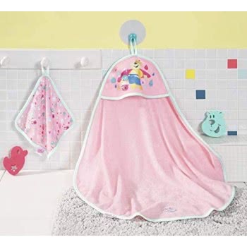 MGA Entertainment Baby Born Bath Σετ Πετσέτα - Μπουρνούζι ZF827444 4001167827444