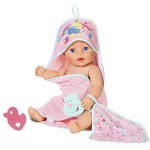 MGA Entertainment Baby Born Bath Σετ Πετσέτα - Μπουρνούζι ZF827444 4001167827444