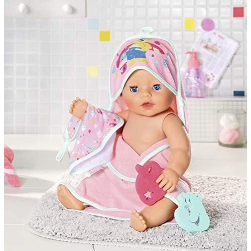 MGA Entertainment Baby Born Bath Hooded Towel Set ZF827444 4001167827444