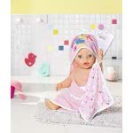 MGA Entertainment Baby Born Bath Σετ Πετσέτα - Μπουρνούζι ZF827444 4001167827444