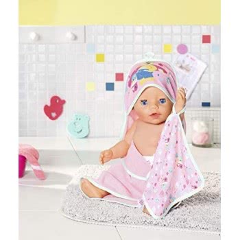 MGA Entertainment Baby Born Bath Σετ Πετσέτα - Μπουρνούζι ZF827444 4001167827444