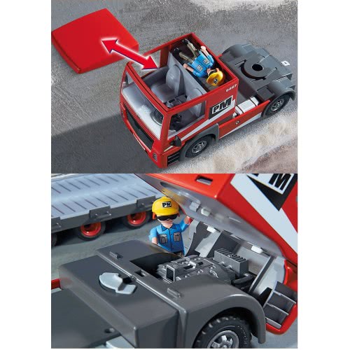 Playmobil Νταλίκα Με Μεγάλη Ρυμουλκούμενη Καρότσα 5467 4008789054678