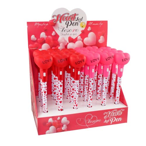 Tesoro Heart Pen With Light 000646728 5205698464188