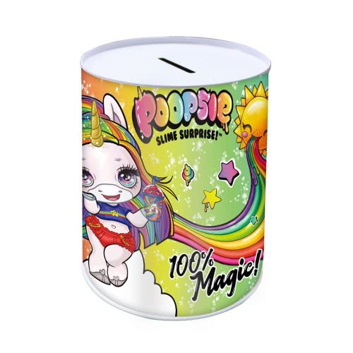 Diakakis imports Metalic Money Box 10X15 Poopsie 000503302 5205698470516
