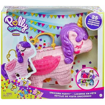 Mattel Polly Pocket Unicorn Party GVL88 887961929744