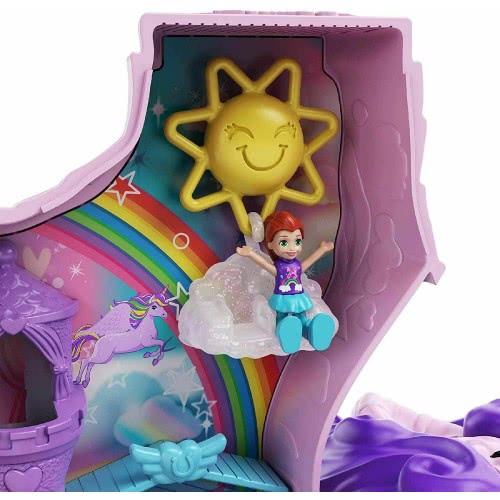 Mattel Polly Pocket Unicorn Party Μονόκερος Πινιάτα Έκπληξη Σετ GVL88 887961929744