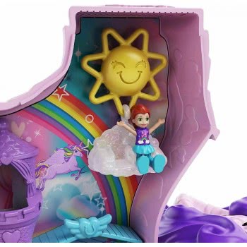 Mattel Polly Pocket Unicorn Party Μονόκερος Πινιάτα Έκπληξη Σετ GVL88 887961929744
