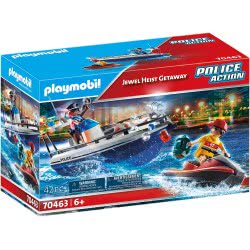 Playmobil Police Action Jewel Heist Getaway Building Set 70463 4008789704634