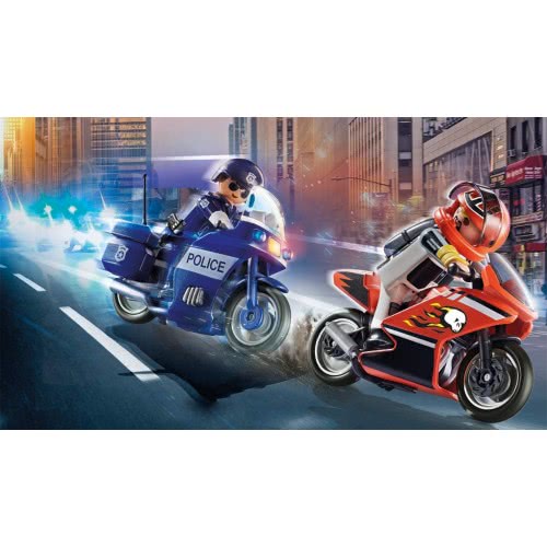 Playmobil Police Action Αστυνομική Καταδίωξη Μηχανών 70462 4008789704627